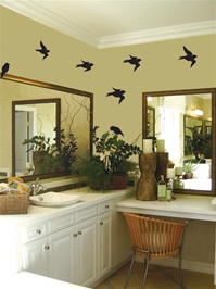 Birds wall decal stickers