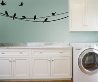 Bird On A Wire wall decal sticker