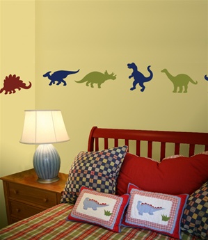 Dinosaur wall decals stickers