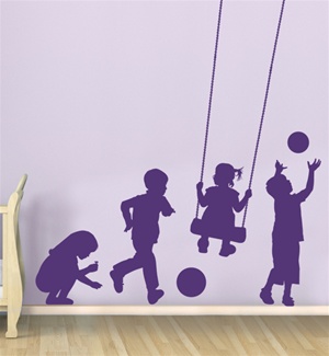 Kids At Play wall decal sticker
