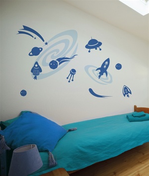 Out of This World wall decals stickers