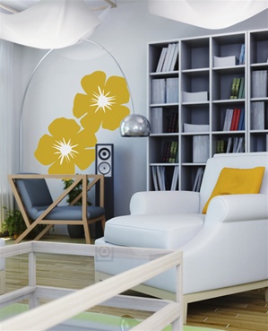 Poppies wall decals stickers