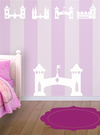 Princess Castles wall decals stickers
