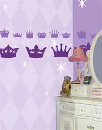 Princess Crowns wall decals stickers