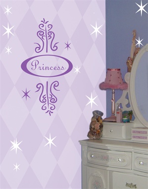 Princess Frame wall decal sticker