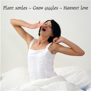 Plant smile Grow giggles Harvest love - Vinyl Wall Decal - Wall Quote - Wall Decor