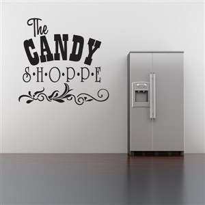 The candy shoppe - Vinyl Wall Decal - Wall Quote - Wall Decor