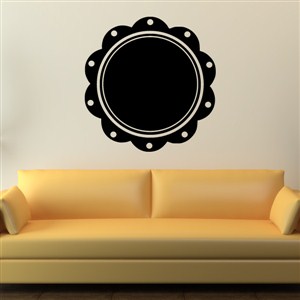 Petal Frame - Vinyl Wall Decal - Wall Quote - Wall Decor