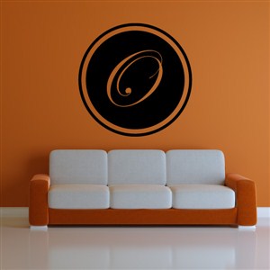 Circle Frame Monogram - O - Vinyl Wall Decal - Wall Quote - Wall Decor