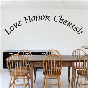 Love Honor Cherish
