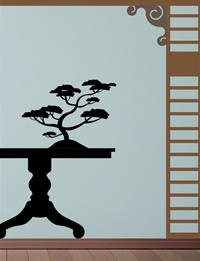 Bonsai Tree wall decal sticker