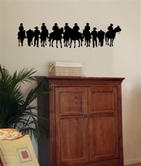 Cowboy Stand western wall decal sticker