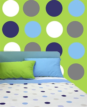 Dots wall decals stickers