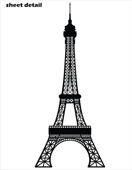 Eiffel Tower wall decal sticker