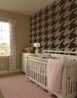 Houndstooth pattern wall decals stickers