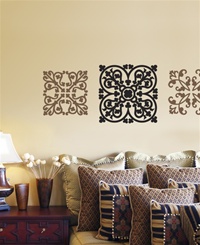 Ironworks ornamental wall decals stickers