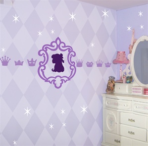 Princess Fancy Frame wall decal sticker