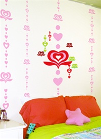 Roxy Girl wall decals stickers