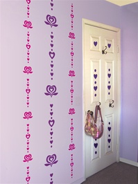 Roxy Girl wall decals stickers