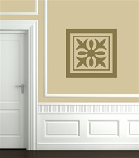Ceiling or Wall Tile Ornamental decal sticker
