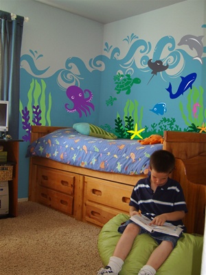 Under The Sea Ocean & Animal wall decal stickers