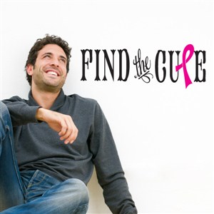 find the cure - Vinyl Wall Decal - Wall Quote - Wall Decor