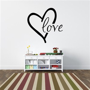 Love - Vinyl Wall Decal - Wall Quote - Wall Decor