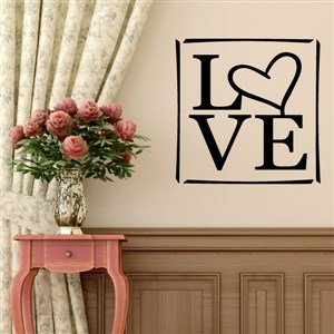 Love - Vinyl Wall Decal - Wall Quote - Wall Decor
