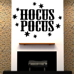 Hocus Pocus - Vinyl Wall Decal - Wall Quote - Wall Decor