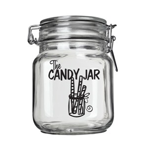 The candy jar - Vinyl Wall Decal - Wall Quote - Wall Decor