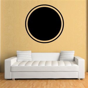 Circle Frame - Vinyl Wall Decal - Wall Quote - Wall Decor