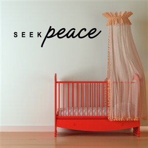 Seek peace