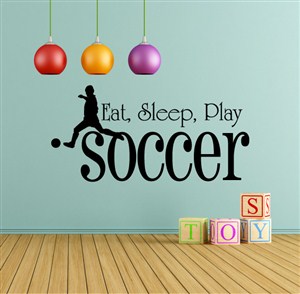 Eat, sleep, play soccer