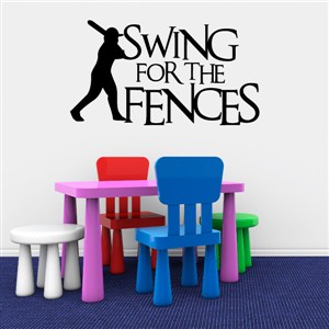 Swing for the fences